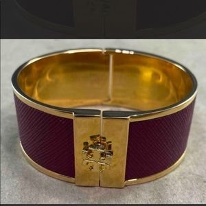 🤩✖️✖️SOLD✖️✖️Tory Burch brown/gold bangle bracelet